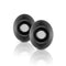 Sennheiser IE 800 / 800 S Kulaklıkları İçin Oval Siyah Kulak Adaptörü - S ve M (1 Çift)