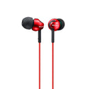 Sony MDR-EX110APR Kırmızı Renk Kulakiçi Mikrofonlu Kulaklık